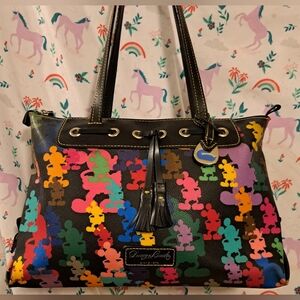RARE Y2K Vintage Disney Dooney & Bourke Mickey Casual Everyday Purse Bag